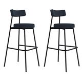 Banqueta Alta Stout Ae: 100 / Aa: 75cm C/02 Un. Bqst7510.2 Etnico Níquel Etnico Níquel