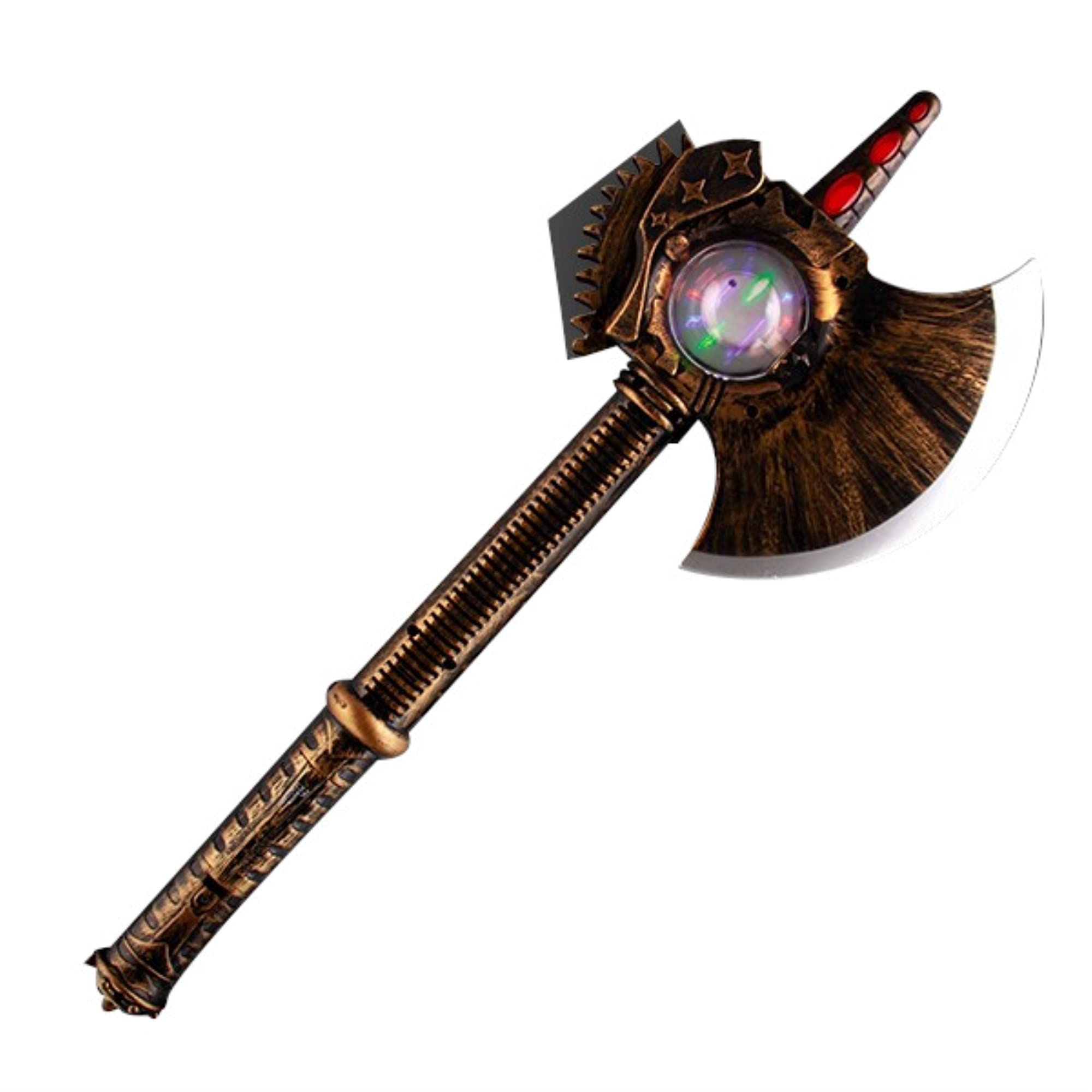 Toy Medieval Axe Blinkee Medieval Com Luzes E Efeitos Sonoros