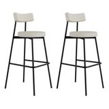 Banqueta Alta Stout Ae: 100 / Aa: 75cm C/02 Un. Bqst7510.2 Areia Corriente Areia Corriente