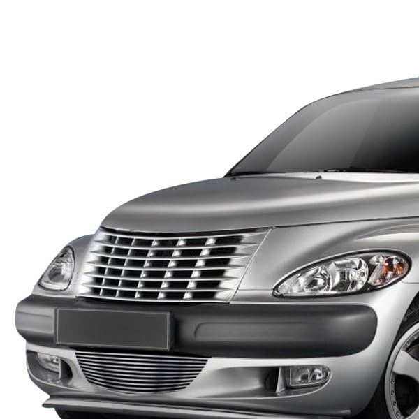 Bumper Grille Apg, 1 Peça, Tarugo Horizontal Prateado