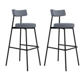 Banqueta Alta Stout Ae: 100 / Aa: 75cm C/02 Un. Bqst7510.2 Etnico Prata Etnico Prata