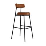 Banqueta Alta Stout Ae: 100 / Aa: 75cm Bqst7510 Courino Caramelo Courino Caramelo