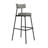 Banqueta Alta Stout Ae: 100 / Aa: 75cm Bqst7510 Courino Venus Cinza Cn.venus Cinza