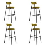 Banqueta Alta Stout Ae: 100 / Aa: 75cm C/04 Un. Bqst7510.4 Mostarda City Mostarda City