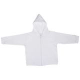 Moletom Com Capuz Bambini Branco 100% Algodão Para Recém-nascido