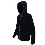 Moletom Com Capuz Blinkee Electro Luminescent Zip Up Azul Tamanho Xl