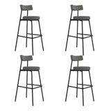 Banqueta Alta Stout Ae: 100 / Aa: 75cm C/04 Un. Bqst7510.4 Etnico Duna Areia Etnico Duna Areia