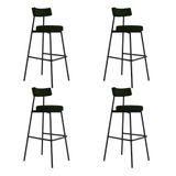 Banqueta Alta Stout Ae: 100 / Aa: 75cm C/04 Un. Bqst7510.4 Etnico Verde Selva Etnico Verde Selva