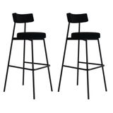Banqueta Alta Stout Ae: 100 / Aa: 75cm C/02 Un. Bqst7510.2 Boucle Cinza Grafite Boucle Cinza Grafite