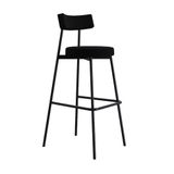 Banqueta Alta Stout Ae: 100 / Aa: 75cm Bqst7510 Preto Preto