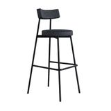 Banqueta Alta Stout Ae: 100 / Aa: 75cm Bqst7510 Grafite Corriente Grafite Corriente