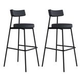Banqueta Alta Stout Ae: 100 / Aa: 75cm C/02 Un. Bqst7510.2 Grafite Corriente Grafite Corriente