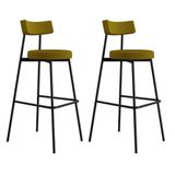Banqueta Alta Stout Ae: 100 / Aa: 75cm C/02 Un. Bqst7510.2 Mostarda City Mostarda City