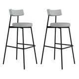 Banqueta Alta Stout Ae: 100 / Aa: 75cm C/02 Un. Bqst7510.2 Courino Saturno Off White Cn.saturno Off White