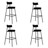 Banqueta Alta Stout Ae: 100 / Aa: 75cm C/04 Un. Bqst7510.4 Boucle Cinza Grafite Boucle Cinza Grafite