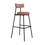 Banqueta Alta Stout Ae: 100 / Aa: 75cm Bqst7510 Rosa Linked Rosa Linked