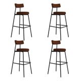 Banqueta Alta Stout Ae: 100 / Aa: 75cm C/04 Un. Bqst7510.4 Courino Whisky Courino Whisky