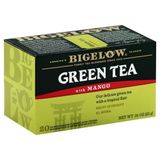 Chá Verde Tea Bigelow Com Manga, 20 Sacos, Caixa Com 6