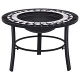 Tigela De Pátio Portátil De Cerâmica Mosaic Fire Pit Lareira Ao Ar Livre
