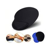 Mouse Pad Azul E Preto-antiderrapante, Lisa E Confortável