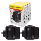 Fechadura De Porta Creative Products Group Ttl-43610al-2006-2pk Preta
