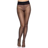 Meia-calça Leg Avenue Sheer Support Spandex Preta