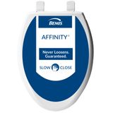 Assento Sanitário Bemis Affinity 1200e4 000 Slow Close Alongado