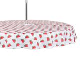 Toalha De Mesa Dii Watermelon Outdoor Resistente A Manchas, 150 Cm, Redonda