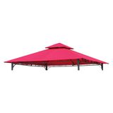 Top St. Kitts 3m X 3m Cor Cranberry 100% Poliéster