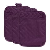 Conjunto De Porta-panelas Dii: Algodão Acolchoado Resistente Ao Calor, 7 X 9 Cm, 3 Peças