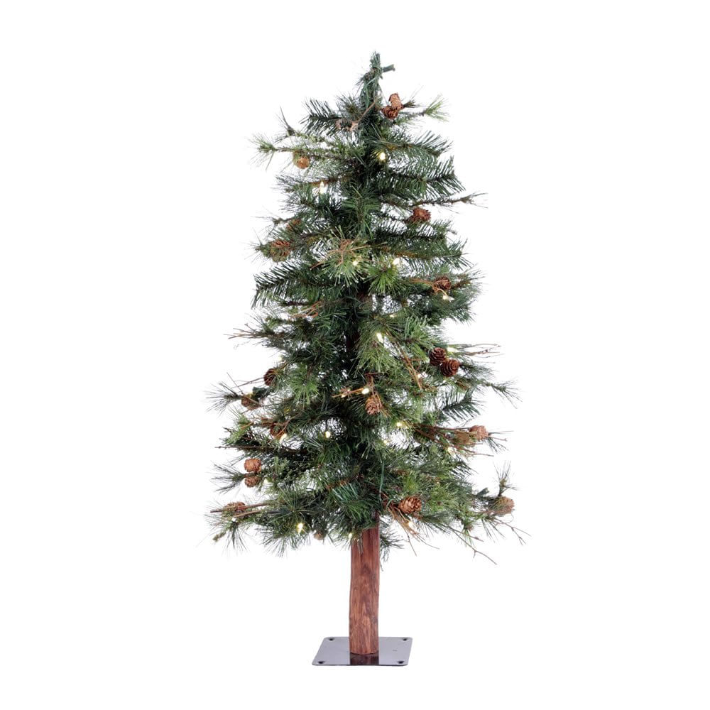 Árvore De Natal Vickerman Mixed Country Alpine 90cm Com Luzes