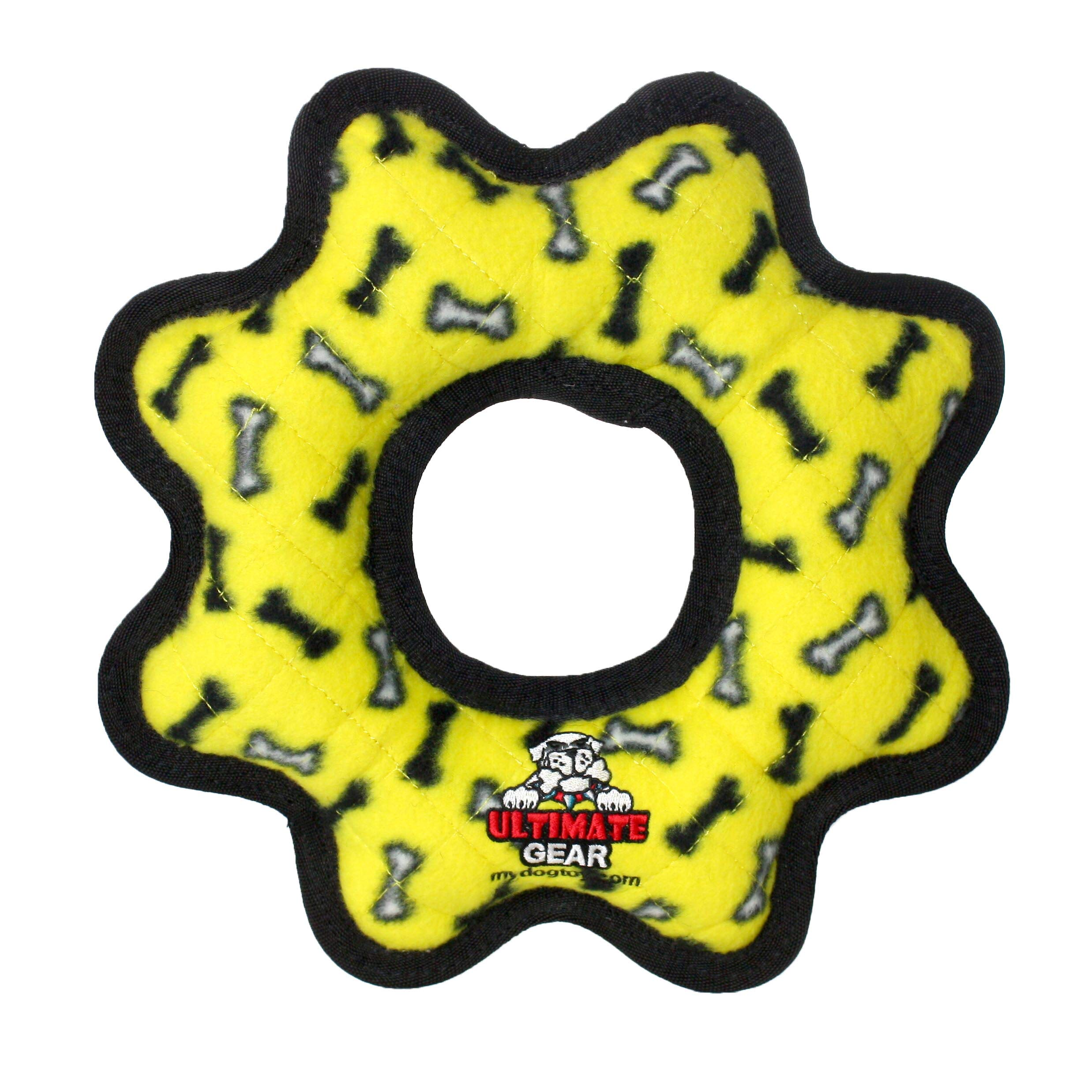 Brinquedo Macio Para Cães Tuffy Ultimate Gear Ring-squeakers Tuffest