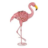 Decoração Ao Ar Livre Flamingo Solar Garden Stake Zingz &amp; Thingz