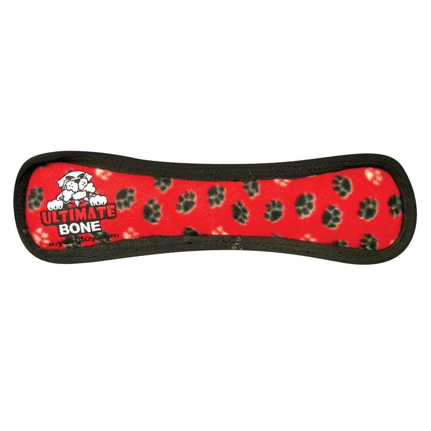 Brinquedo Macio Para Cães Tuffy Ultimate Bone-squeakers Durable Red Paw