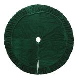Saia De Árvore De Natal Vickerman 84 Plush Emerald Green Velvet