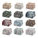 Manta Casal Estampa Floral 1.80x2.0m Camesa Sortido