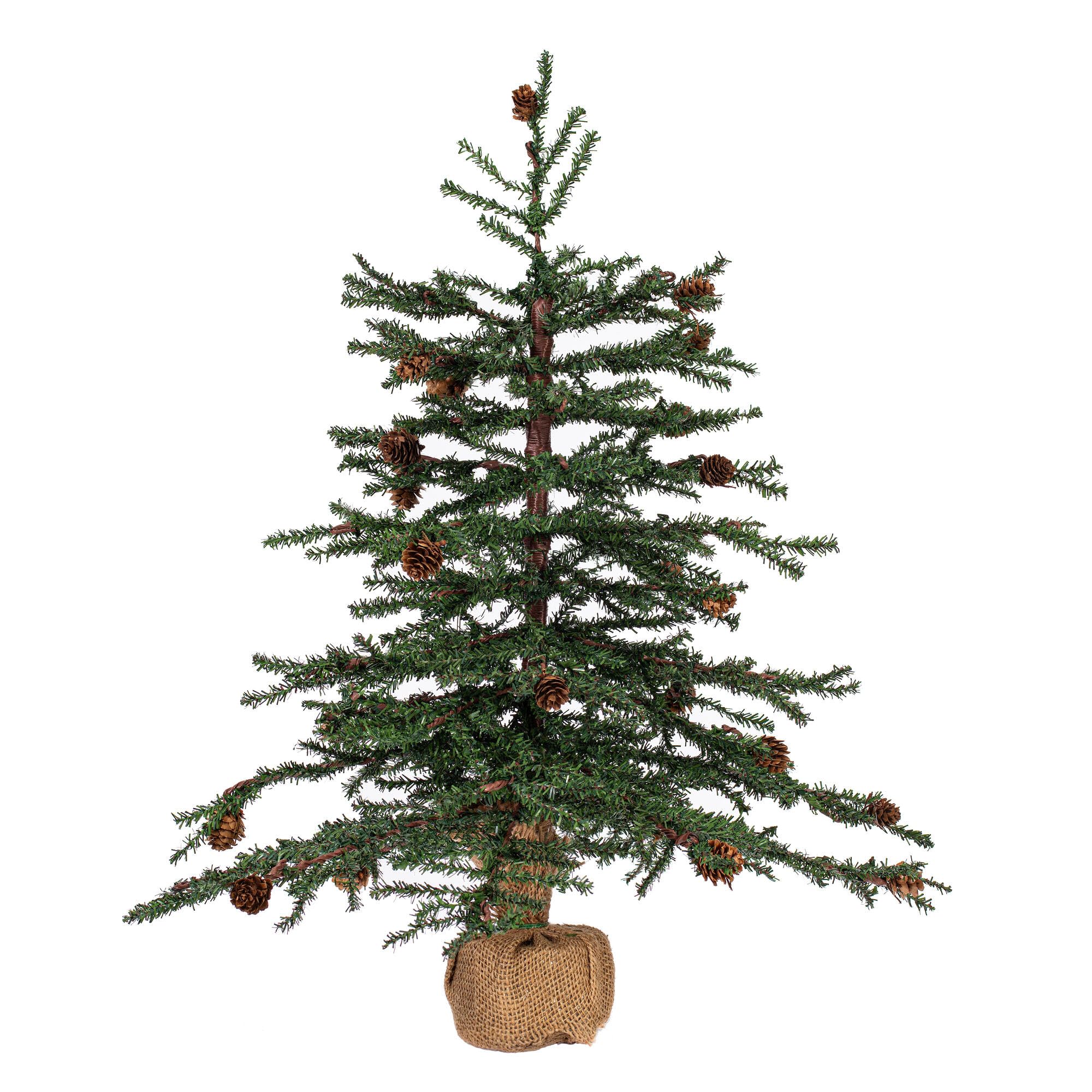 Árvore De Natal Vickerman Caramel Pine 60cm Com 480 Pontas De Pvc