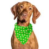 Dog Bandana Cutie Ties Material De Resfriamento Green Beer Large