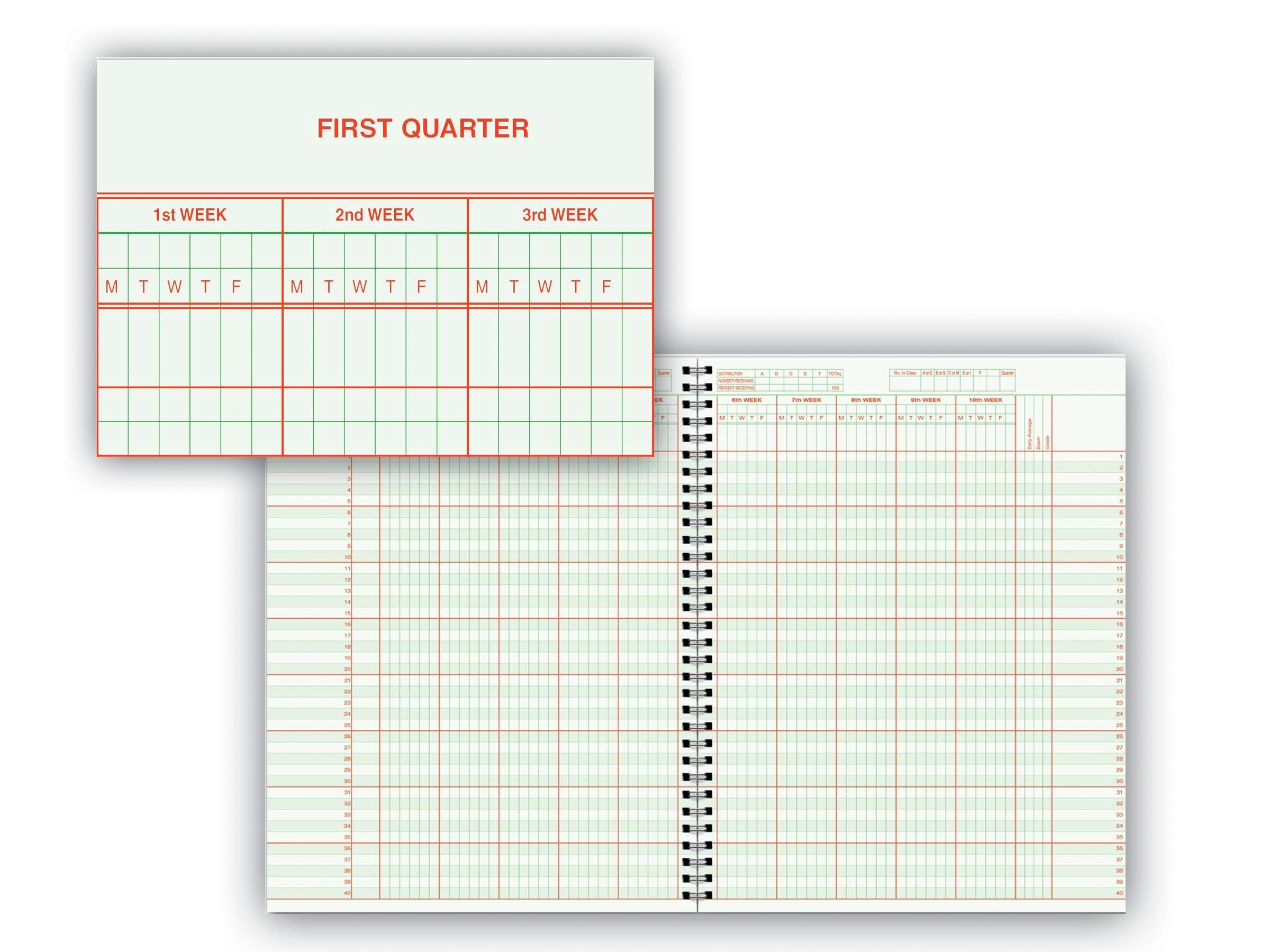 Livro De Registro De Classe Hammond &amp; Stephens 0633 H, Capa Vermelha Dura