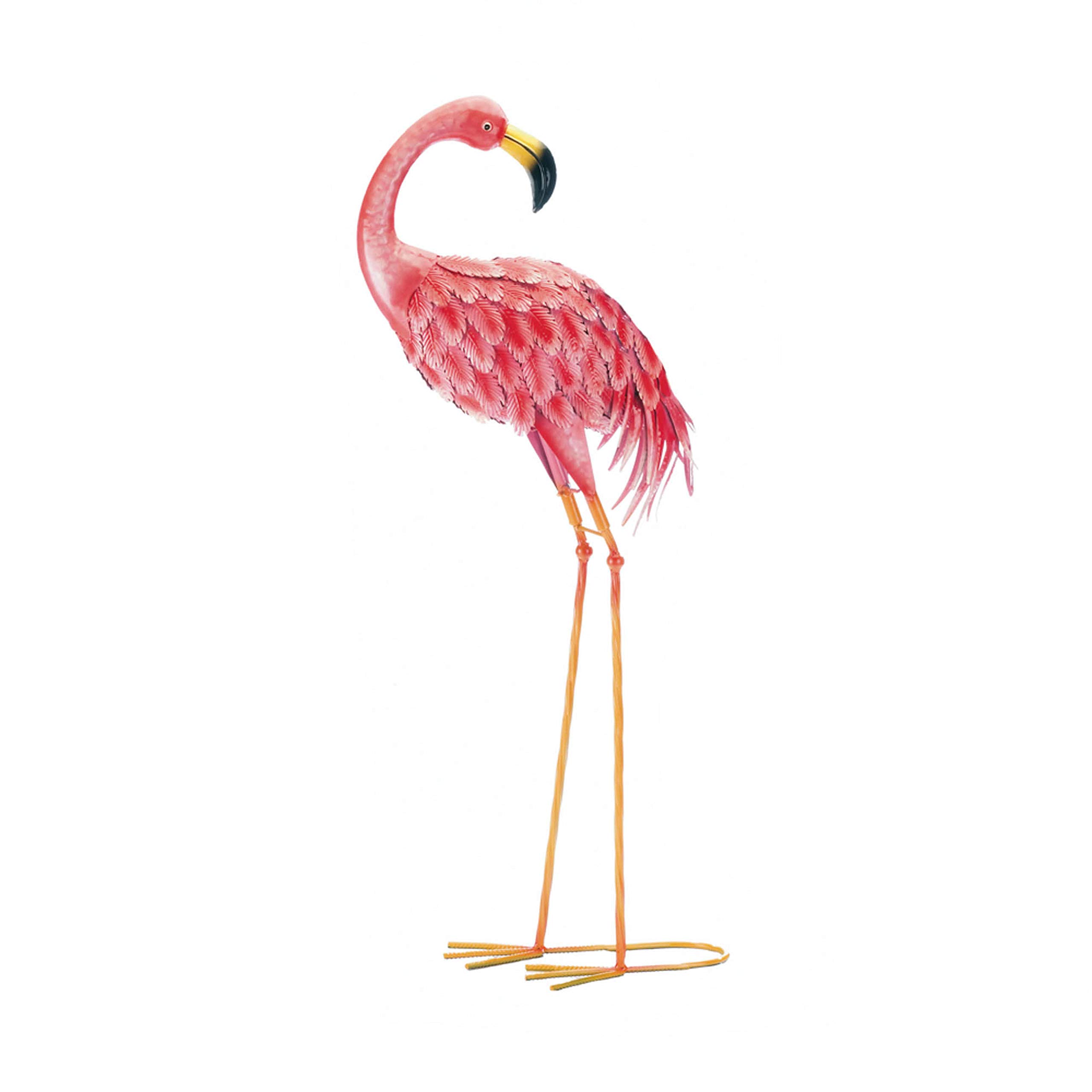 Estátua De Decoração De Jardim Ao Ar Livre Zingz &amp; Thingz Flamingo Pink
