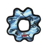 Brinquedo Para Cães Tuffy Ultimate Gear Ring Camo Blue Para Brincadeiras Interativas
