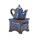 Aquecedor De Óleo Zingz &amp; Thingz Cottage Core Porcelain Pot Blue