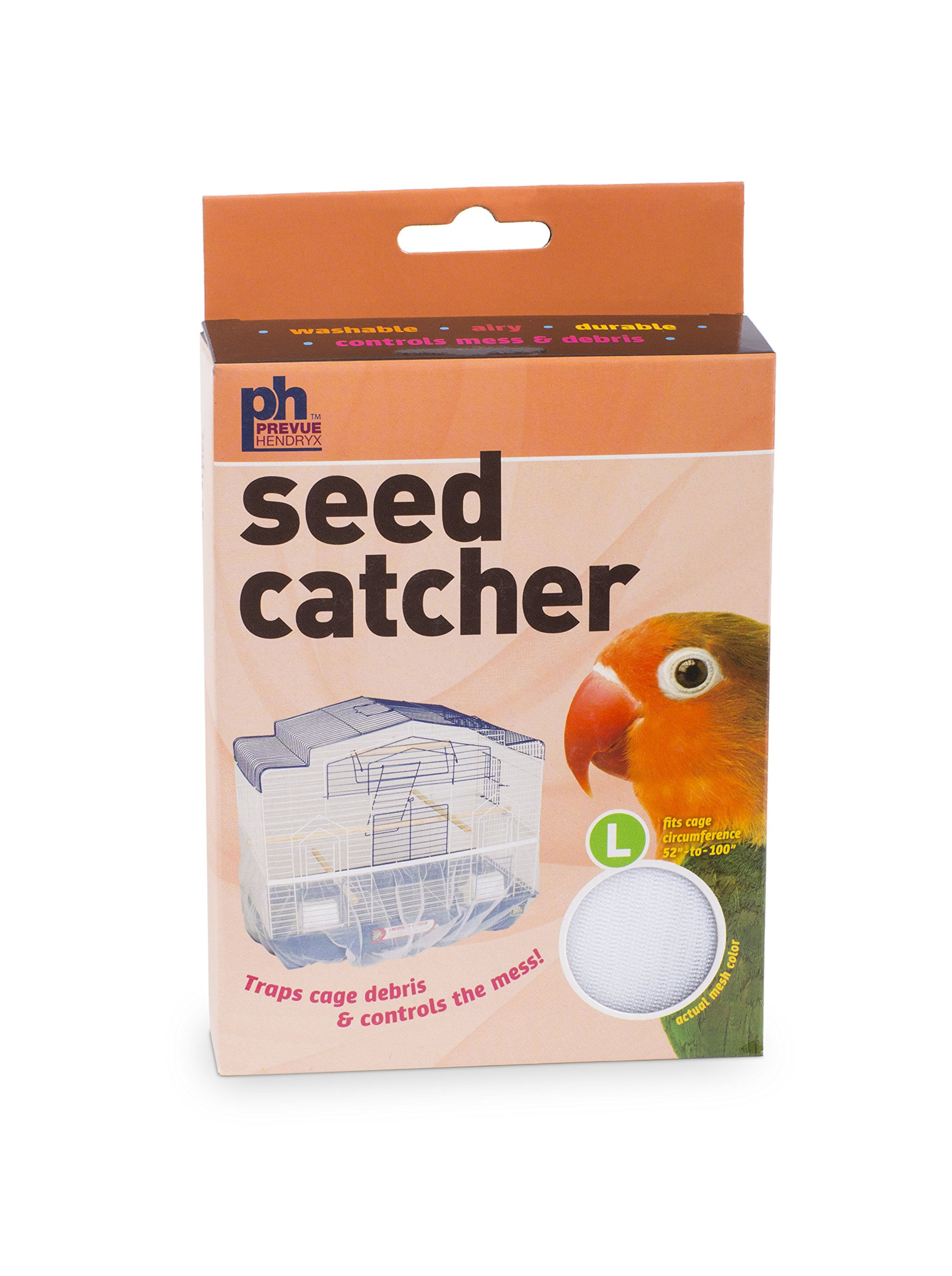 Bird Seed Catcher Prevue Hendryx 822w Branco Para Pássaros Grandes