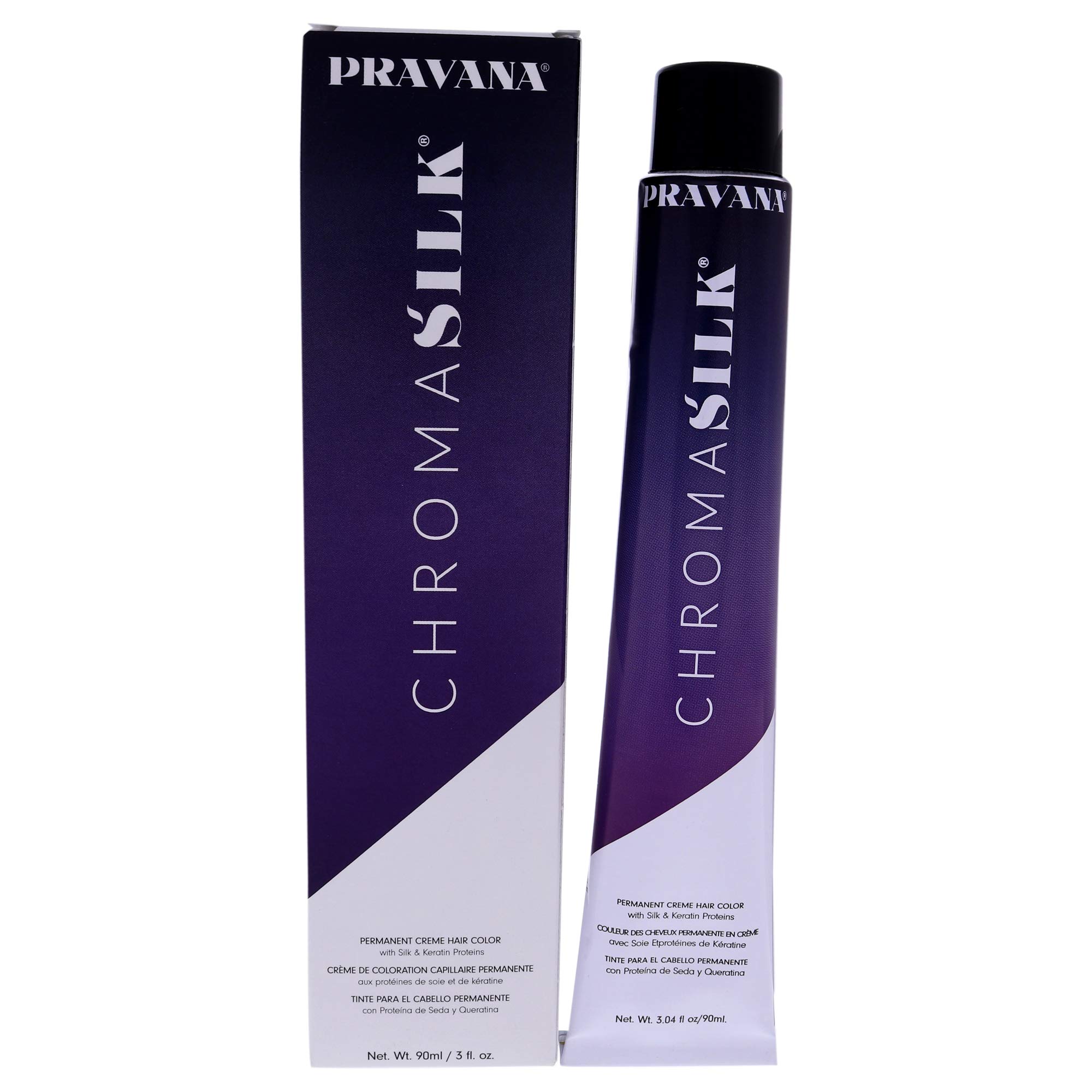Cor De Cabelo Pravana Chromasilk Creme 7.11 Intense Ash Blonde