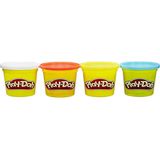 Play-doh B6508, Pacote Com 4 Cores Clássicas, 473 Ml, Pequeno