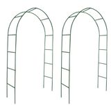 Arcos De Jardim Vidaxl Para Plantas Trepadeiras Terrace Patio X2