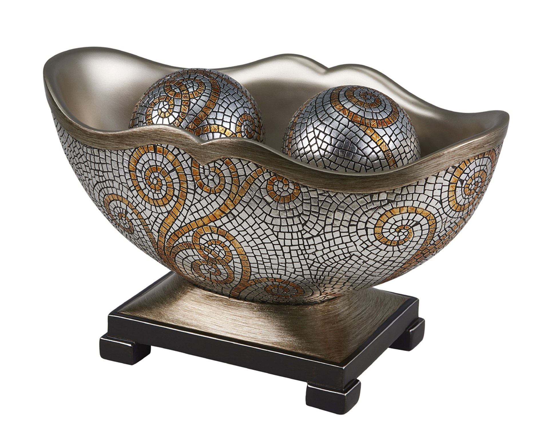 Taça Decorativa Ok Lighting Theos Com Esferas 8cm