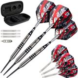 Conjunto De Dardos Viper Blitz 95 Com Ponta De Aço Tungstênio 26g Com Estojo