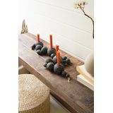 Suporte Cônico Kalalou H4411 Tabletop Clay Beads Black Terraco