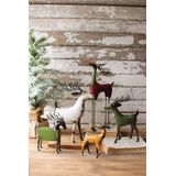 Conjunto De 5 Cervos De Ferro Reciclado Fruit Decor Gwg Outlet